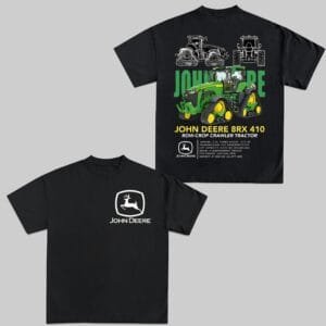 John Deere 8RX 410 Row-Crop Crawler Tractor Hoodie T-Shirt