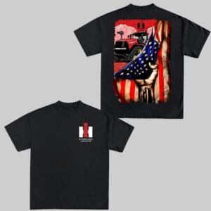 Case IH Tractor US Flag T-Shirt