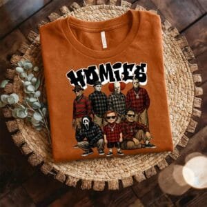 Horror Chicano HOMIES Shirt, Horror Characters Shirt