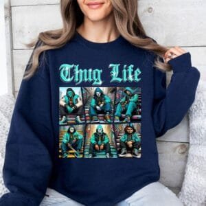 Halloween THUGLIFE Shirt, Horror Characters Shirt, Halloween Graphic Tee