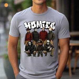 Horror Chicano HOMIES Shirt, Horror Characters Shirt