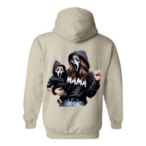 Mama And Kid Scream Hoodie