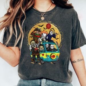 [Comfort Colors] Slashin Squad Shirts, Retro Halloween Shirts