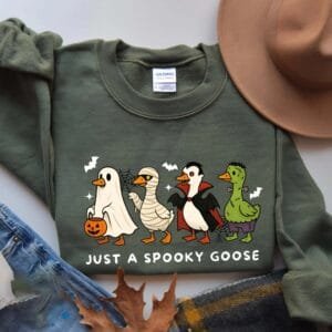 Just A Spooky Goose Halloween T-shirt