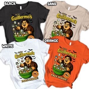 Halloween Cereal Horror Characters Graphic Shirt, Horror Characters Cereal T-Shirt