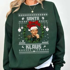 Santa Klaus Chirstmas Sweatshirt, Klaus Mikaelson Shirt For Women