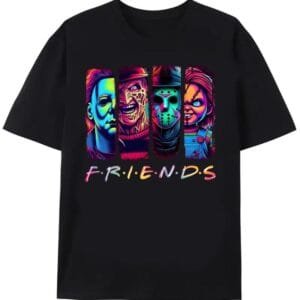 Halloween Vintage Graphic T-shirt, Horror Halloween T-shirt