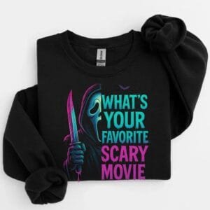 Horror Characters Movies, Scary Serial KiIIers Sweatshirt